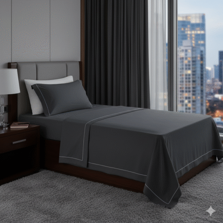 Fitted Colured Bed Sheet Single Bed